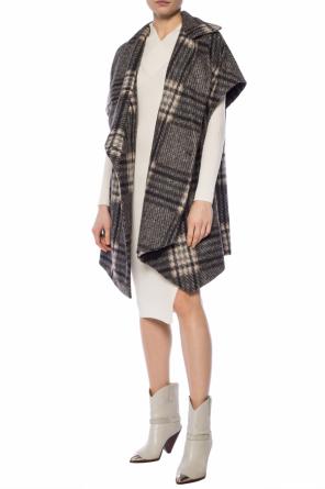 Ponczo ze wzorem w kratę ‘wrenley’, zdjęcie 2 Ponczo ze wzorem w kratę ‘wrenley’ od AllSaints